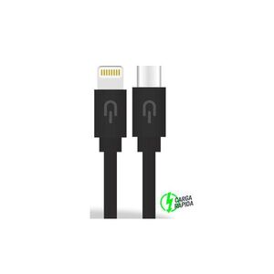 CABLE 1M USB TYPE C LIGHT 2A NEGRO