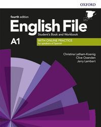 ENGLISH FILE  A1  (BEGINNER ) STUDENT´S AND WORKBOOK  WITH KEY WITH ONLINE PRATICE 2019