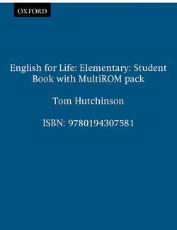ENGLISH FOR LIFE ELEMENTARY STUDENT´S BOOK WITH CDROM