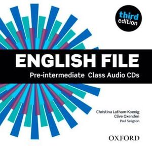 ENGLISH FILE PRE-INTERMEDIATE 3ª ED. CLASS CD´S
