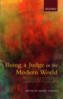 BEING A JUDGE IN THE MODERN WORLD