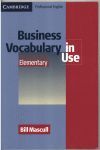 BUSINESS VOCABULARY IN USE ELEMENTARY