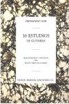 30 ESTUDIOS DE GUITARRA FERNANDO SOR
