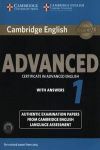 CAMBRIDGE ENGLISH: ADVANCED (CAE) 1 (2015 EXAM) STUDENT´S BOOK PACK (STUDENT´S B