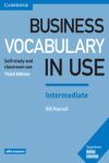 BUSINESS VOCABULARY IN USE: INTERMEDIATE BOOK WITH ANSWERS.