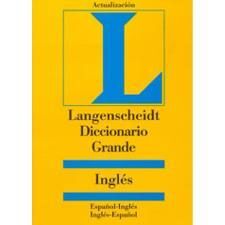 DICCIONARIO GRANDE INGLES LANGENSCHEIDT. ESP/ING, ING/ESP.
