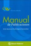 MANUAL DE PUBLICACIONES DE LA AMERICAN PSYCHOLOGICAL ASSOCIATION..