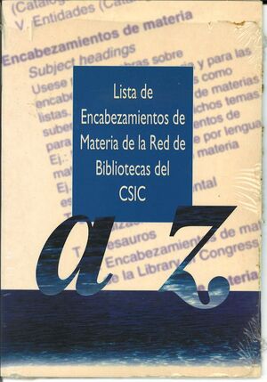 LISTA DE AUTORES Y ENTIDADES DE LA RED DE BIBLIOTECAS DEL CSIC
