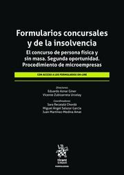 FORMULARIOS CONCURSALES Y DE LA INSOLVENCIA. EL CONCURSO DE PERSONA FÍSICA Y SIN