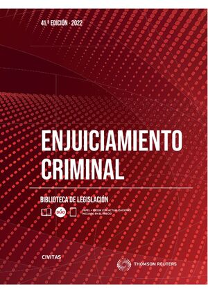 ENJUICIAMIENTO CRIMINAL (PAPEL + E-BOOK) 41 ED. 2022