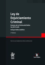 LEY DE ENJUICIAMIENTO CRIMINAL (CON ANILLAS)