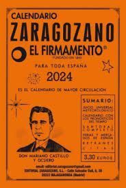 CALENDARIO ALMANAQUE ZARAGOZANO FIRMAMENTO  2024 PEQUEÑO