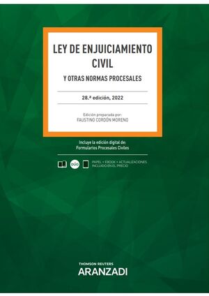 LEY DE ENJUICIAMIENTO CIVIL (PAPEL + E-BOOK) 2022
