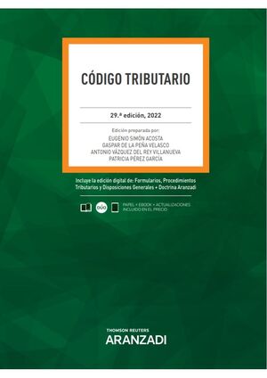 CÓDIGO TRIBUTARIO (PAPEL + E-BOOK) 2022 ARANZADI