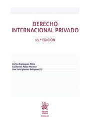 DERECHO INTERNACIONAL PRIVADO. 15ª ED.