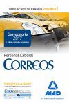 PERSONAL LABORAL CORREOS-TELEGRAFOS SIMULACROS EXAMEN VOLUMEN 1