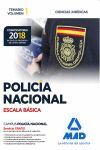 2018 POLICIA NACIONAL ESCALA BASICA TEMARIO VOLUMEN 1 CIENCIAS JURIDICAS