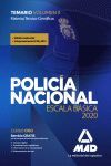 POLICIA NACIONAL ESCALA BASICA TEMARIO VOLUMEN 3 MATERIAS TECNICO-CIENTIFICAS