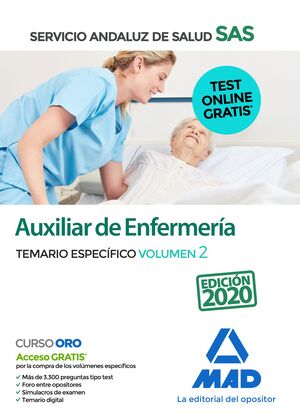 AUXILIAR ENFERMERIA DEL SAS TEMARIO ESPECIFICO VOLUMEN 2
