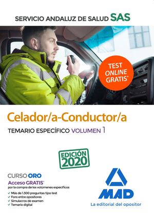 CELADOR/A-CONDUCTOR/A DEL SAS. TEMARIO ESPECIFICO VOLUMEN 1