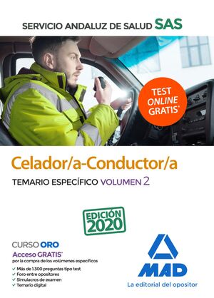 CELADOR/A CONDUCTOR/A SAS TEMARIO ESPECIFICO VOLUMEN 2
