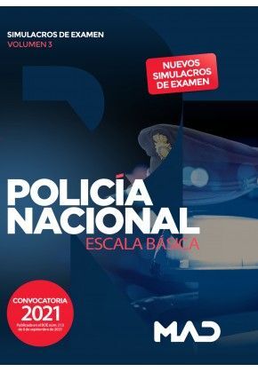 POLICÍA NACIONAL. SIMULACROS DE EXAMEN