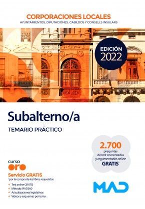 SUBALTERNO/A C.C.L.L. TEMARIO PRÁCTICO 2022