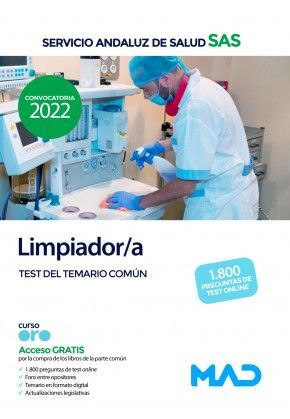 LIMPIADOR/A. SERVICIO ANDALUZ DE SALUD. TEST DEL TEMARIO COMÚN