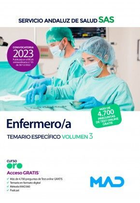 ENFERMERO SAS ESPECIFICO VOLUMEN 3