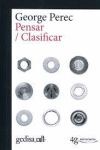 PENSAR/ CLASIFICAR