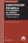 15ª ED. CONSTITUCIÓN ESPAÑOLA Y LEY ORGÁNICA DEL TRIBUNAL CONSTITUCIONAL 2017