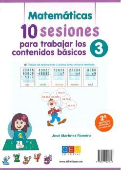 10 SESIONES PARA TRABAJAR LOS CONTENIDOS BASICOS Nº 3 ( 2ª ED.)