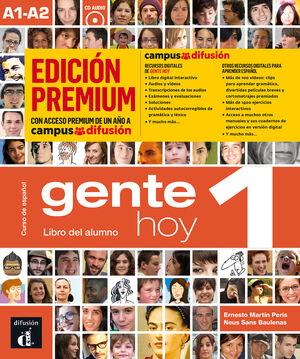 GENTE HOY 1 PREMIUM LIBRO DEL ALUMNO + CD