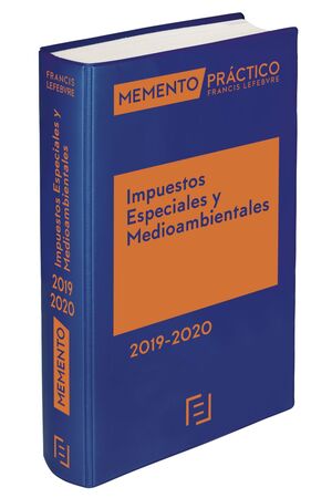 MEMENTO IMPUESTOS ESPECIALES Y MEDIOAMBIENTALES 2019-2020