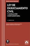 18ª ED. LEY DE ENJUICIAMIENTO CIVIL Y LEGISLACIÓN COMPLEMENTARIA