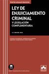 18ª ED. LEY DE ENJUICIAMIENTO CRIMINAL Y LEGISLACIÓN COMPLEMENTARIA