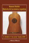 HISTORIA DE LA MUSICA ESPAÑOLA VOL 2º