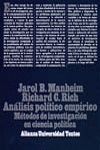 ANALISIS POLITICO EMPIRICO MÉTODOS DE INVESTIGACIÓN EN CIENCIA POLÍTIC