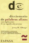 DICCIONARIO DE PALABRAS AFINES B