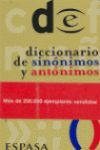 DICC. DE SINONIMOS Y ANTONIMOS (BOLSILLO)