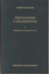 CG347 TESTIMONIOS Y FRAGMENTOS II (319-606)