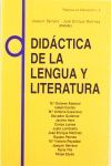 DIDÁCTICA DE LA LENGUA Y LA LITERATURA.