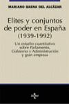 ELITES Y CONJUNTOS DE PODER EN ESPAÑA 1939-92