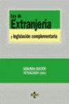 LEY DE EXTRANJERIA Y LEGISL COMPLEMENTARIA 2003