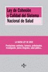 LEY DE COHESION Y CALIDAD DEL SISTEMA NACIONAL DE SALUD 2003