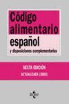CODIGO ALIMENTARIO ESPAÑOL Y DISPOSICIONES COMPLEMENTARIAS 2003