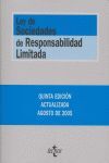 LEY DE SOCIEDADES DE RESPONSABILIDAD LIMITADA 2005