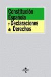 CONSTITUCIÓN ESPAÑOLA Y DECLARACIONES DE DERECHOS.