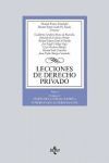 LECCIONES DE DERECHO PRIVADO TOMO I. VOL. I : TEORIA DE LA NORMA JURIDICA. INTRODUCCION AL DERECHO CIVIL