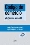 35ª ED. CÓDIGO DE COMERCIO Y LEGISLACION MERCANTIL 2018